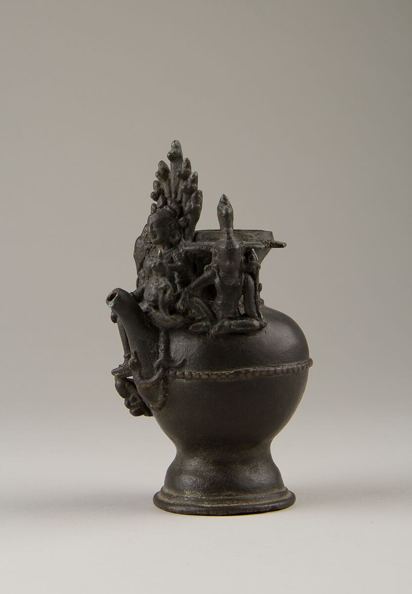 Ritual Ewer with Manasa, the Snake Goddess, Bronze, India (probably Bihar),