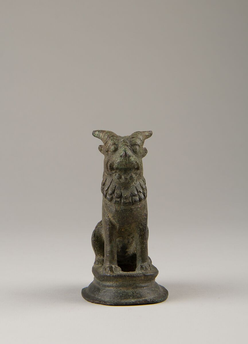 Horned Lion (Vyala), Bronze, India (Tamil Nadu)