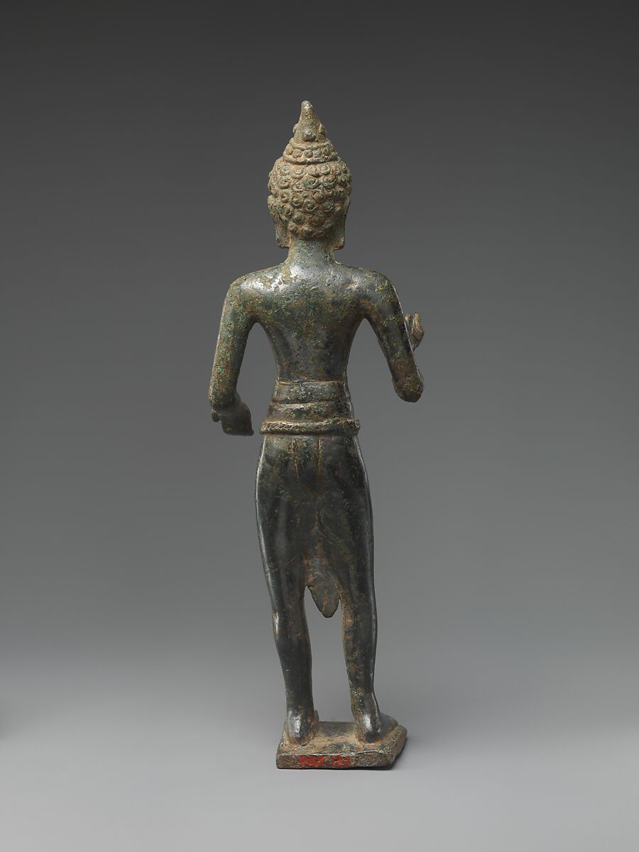 Bodhisattva, possibly Maitreya, Copper alloy with tin, Northeastern Thailand