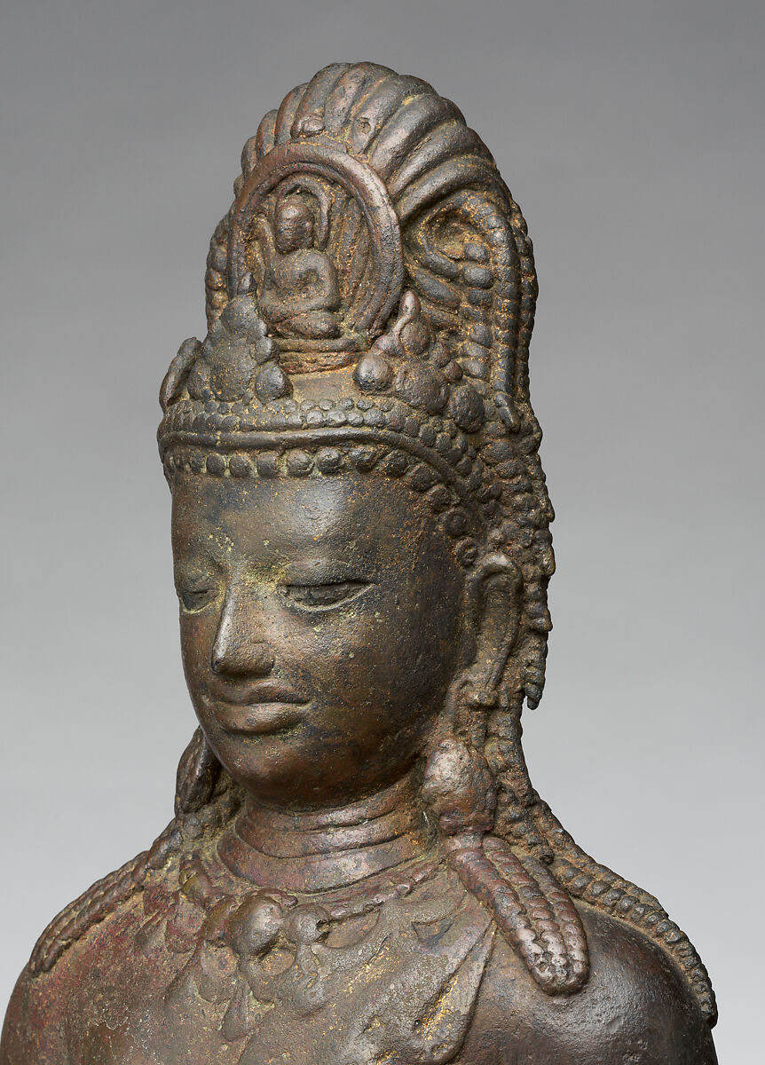 Bodhisattva Avalokiteshvara, Copper alloy, Southern Thailand or Sumatra