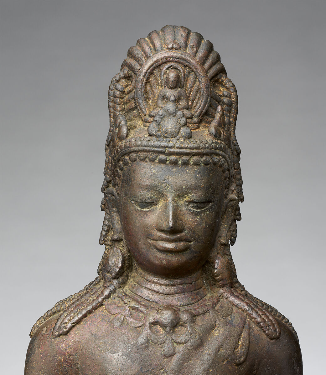 Bodhisattva Avalokiteshvara, Copper alloy, Southern Thailand or Sumatra