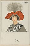 Hat Fashion, Mela Koehler (Austrian, Vienna 1885–1960 Stockholm), Color lithograph