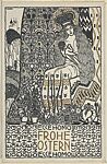 Happy Easter - Ecce Homo (Frohe Ostern - Ecce Homo), Franz Kuhn (Austrian, Mistelbach 1889–1952 Vienna), Color lithograph