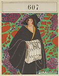 Fashion (Placecard), Mela Koehler (Austrian, Vienna 1885–1960 Stockholm), Color lithograph