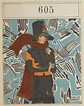 Fashion (Placecard), Mela Koehler (Austrian, Vienna 1885–1960 Stockholm), Color lithograph