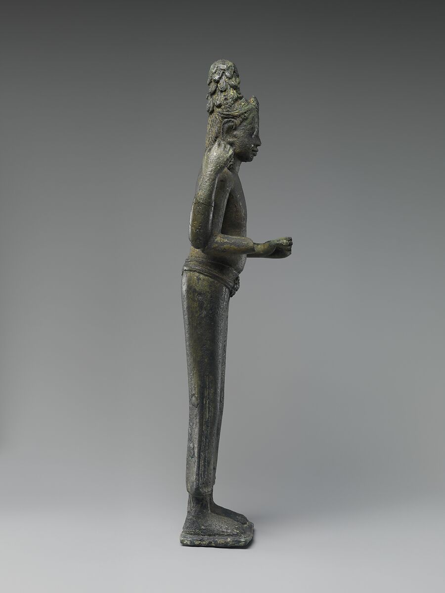 Four-Armed Avalokiteshvara, the Bodhisattva of Infinite Compassion, Bronze, Peninsular Thailand