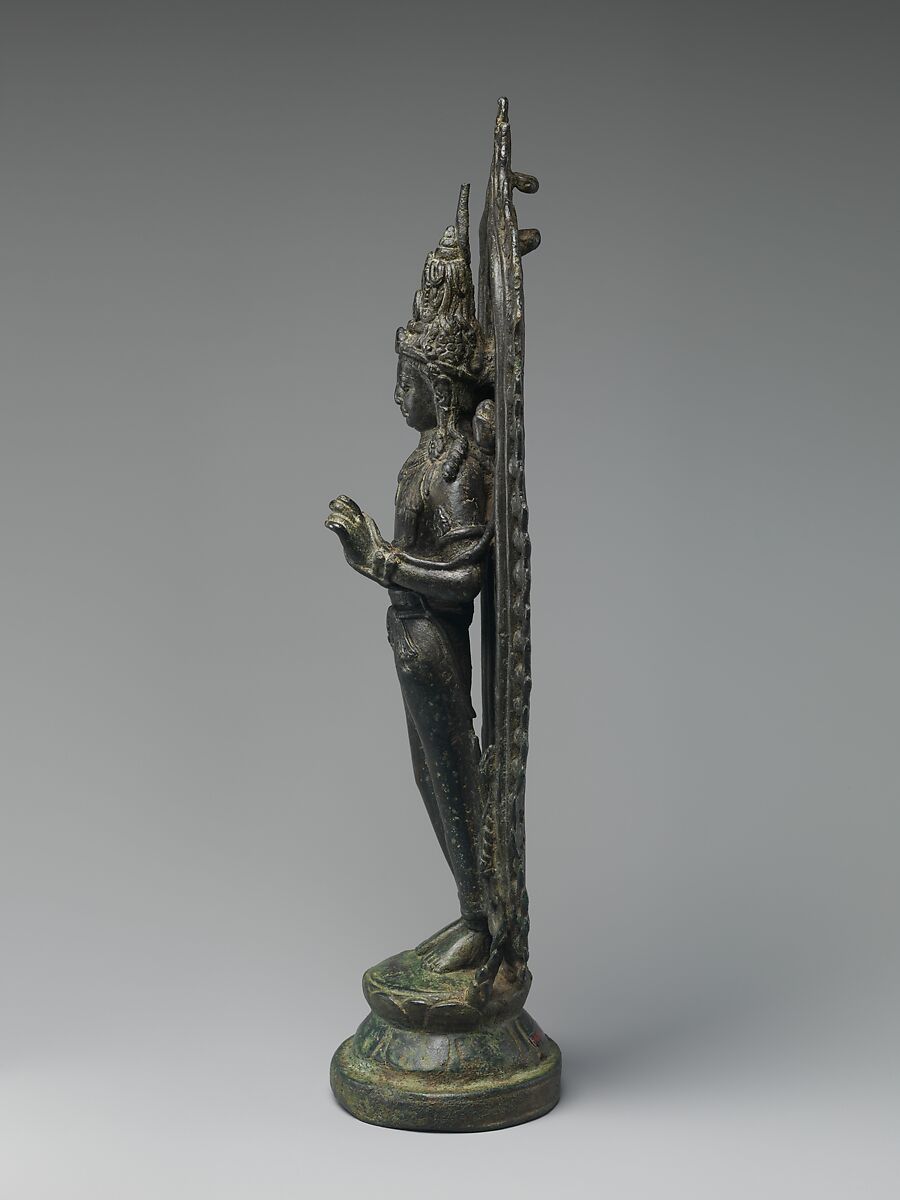 Standing Padmapani Lokeshvara, Bronze, Indonesia