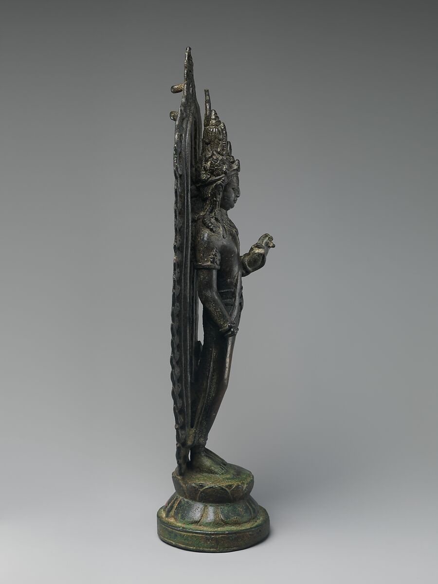 Standing Padmapani Lokeshvara, Bronze, Indonesia