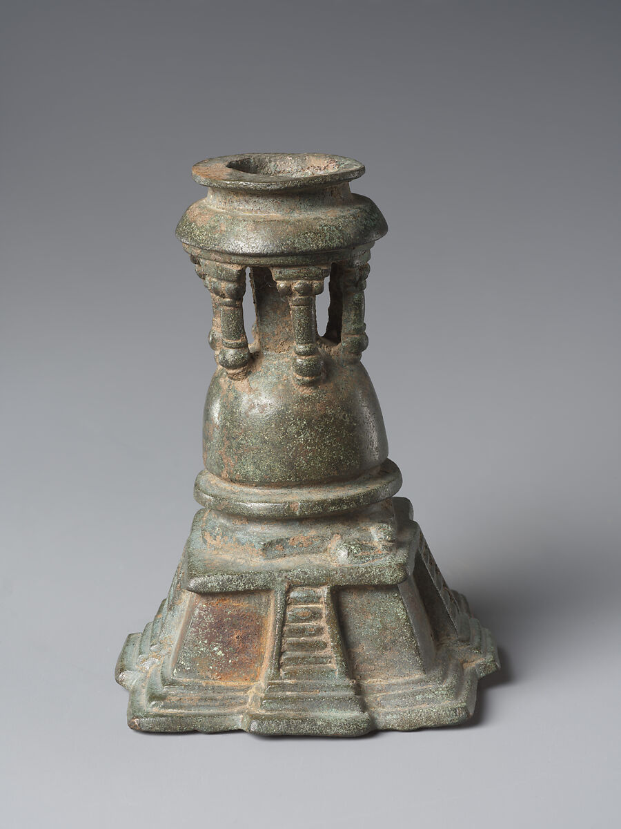 Stupa, Bronze, India (Jammu & Kashmir, ancient kingdom of Kashmir)