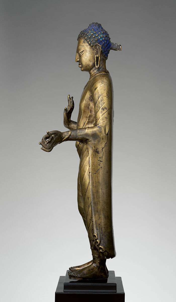 Buddha Offering Protection, Copper alloy, India (probably Bihar)