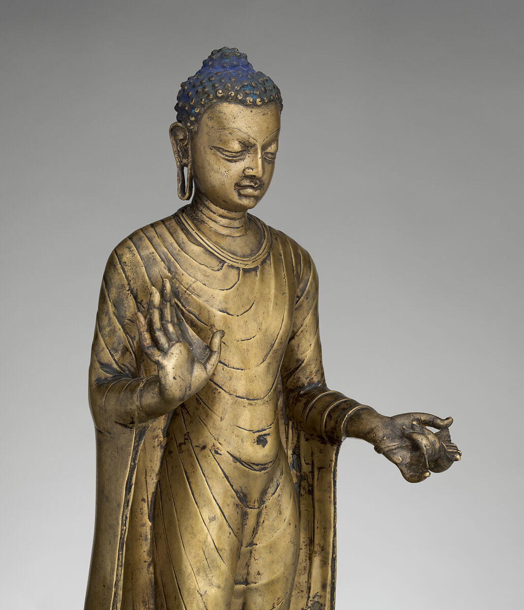 Buddha Offering Protection, Copper alloy, India (probably Bihar)