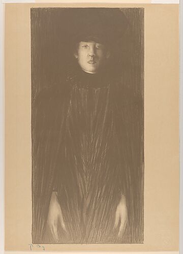 Woman in Hat and Cloak, from 