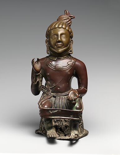 Seated Ascetic, Deified King, Agni (The God of Fire)