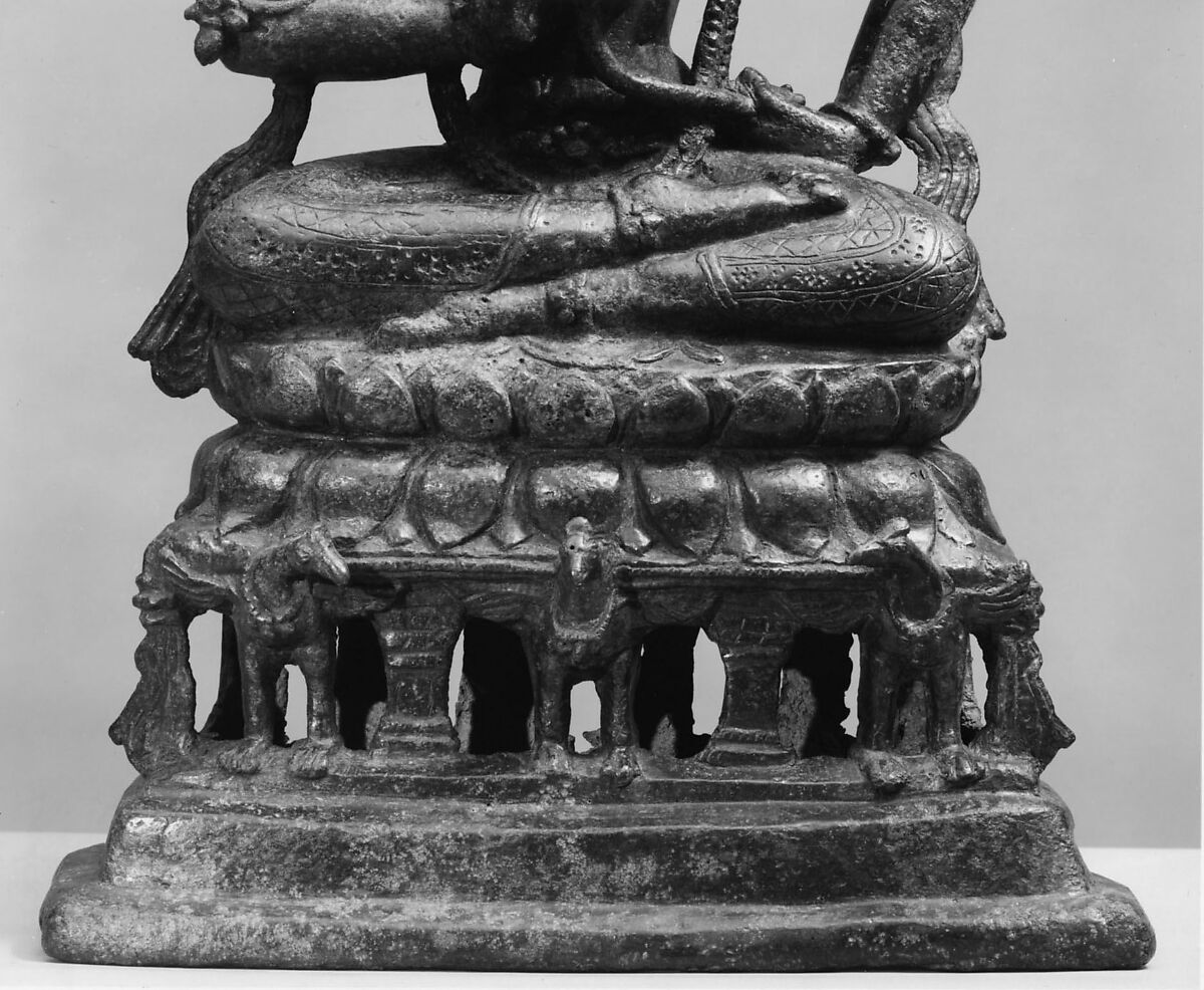 Vajradharma Lokeshvara, Bronze with silver inlay, Pakistan (NW Frontier Province, probably Swat Valley)