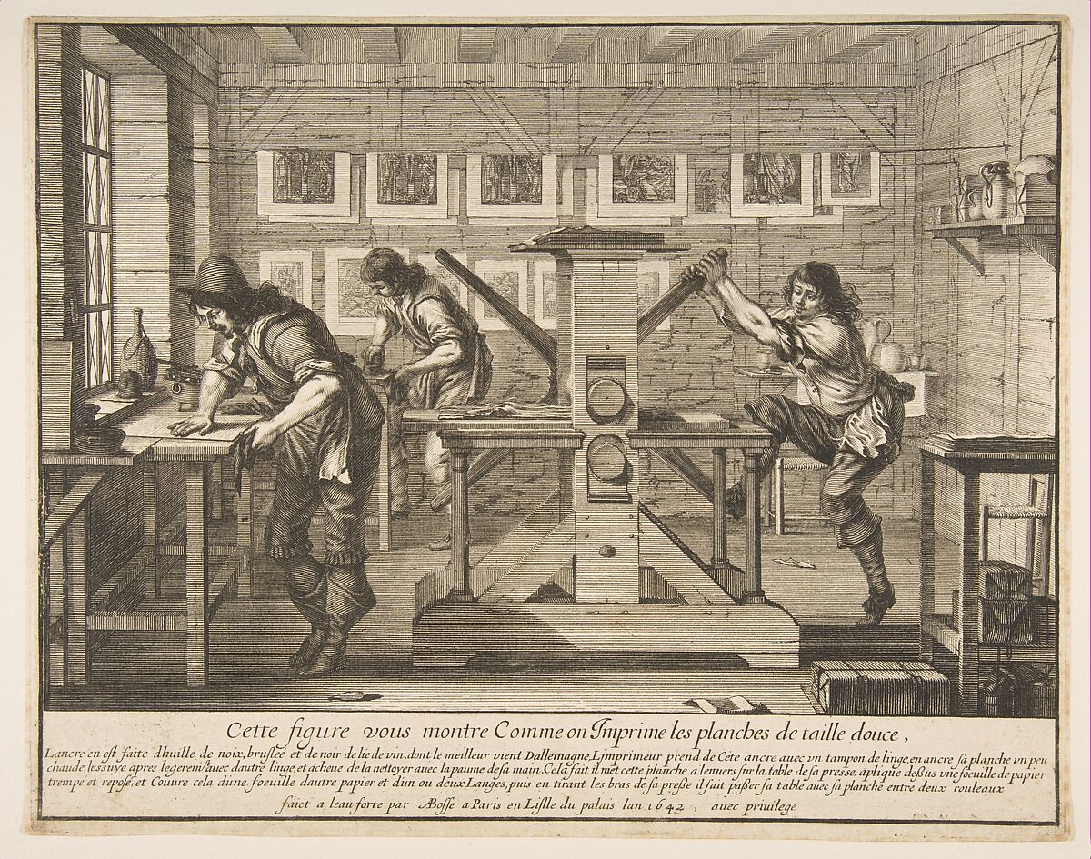 The Intaglio Printers, Abraham Bosse (French, Tours 1602/04–1676 Paris), Etching 