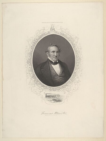 Thomas Hart Benton, J. Rogers (American, active 1855–70), Engraving 