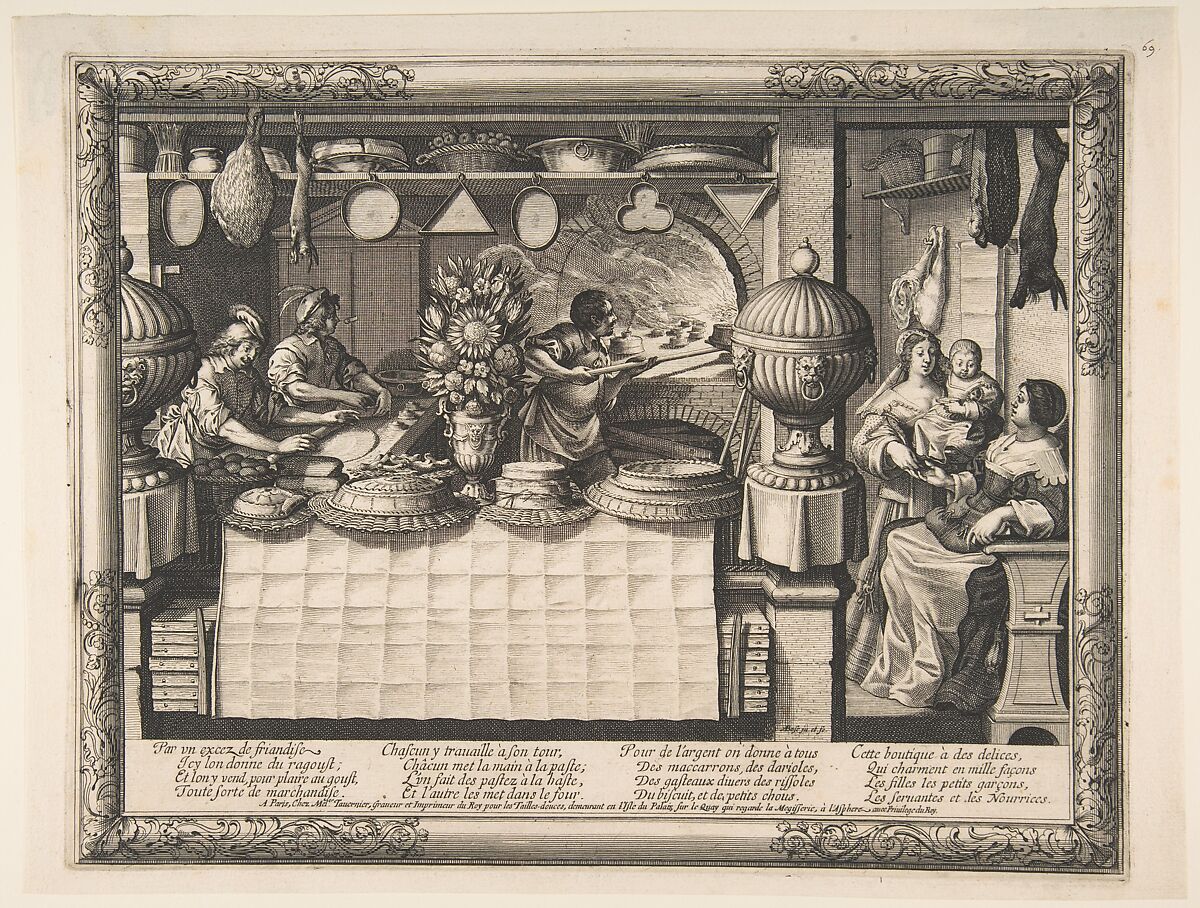 The Confectioner, Abraham Bosse (French, Tours 1602/04–1676 Paris), Etching 