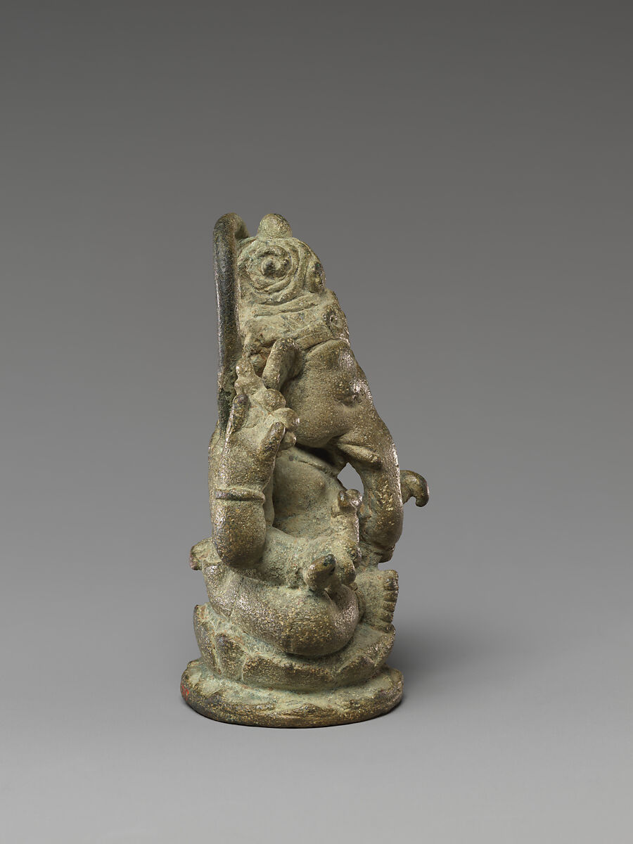 Seated Four-Armed Ganesha, Bronze, Indonesia, Java