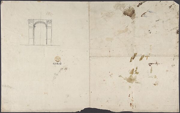 Design for a monument, Graphite