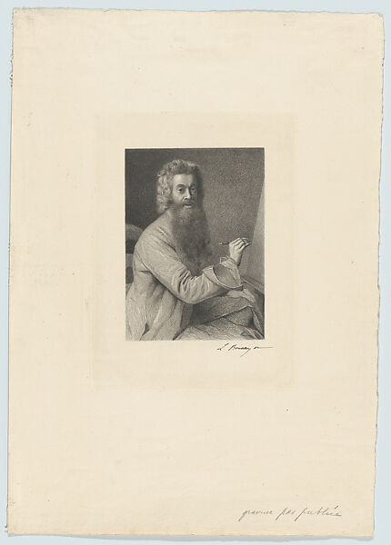 Self-portrait with a Long Beard, Léon Boisson (French, 1854–1941), Etching and engraving 