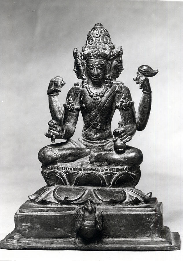 Seated Brahma, Bronze, Indonesia (Java) 