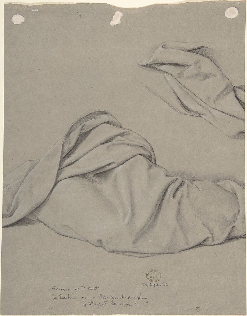 Design for a Tankard, Anonymous, Italian, 19th century, Wash and gouache on gray paper