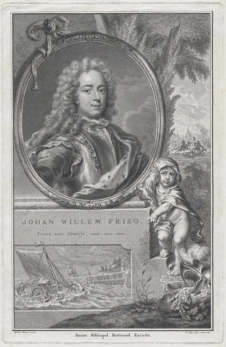 Johan Willem Friso, Prince of Orange-Nassau, Pieter Tanjé (Dutch, Bolsward 1706–1761 Amsterdam), Engraving 
