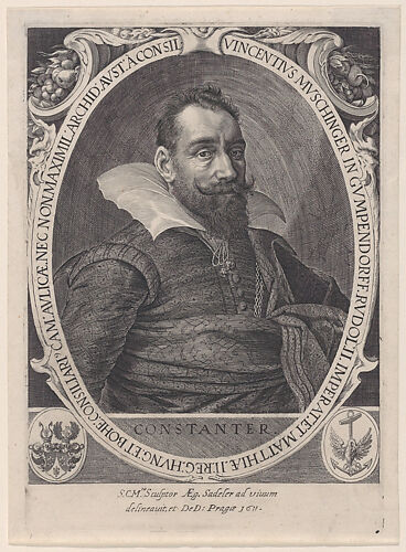 Vincenz Muschinger, Council to Emperor Rudolph II