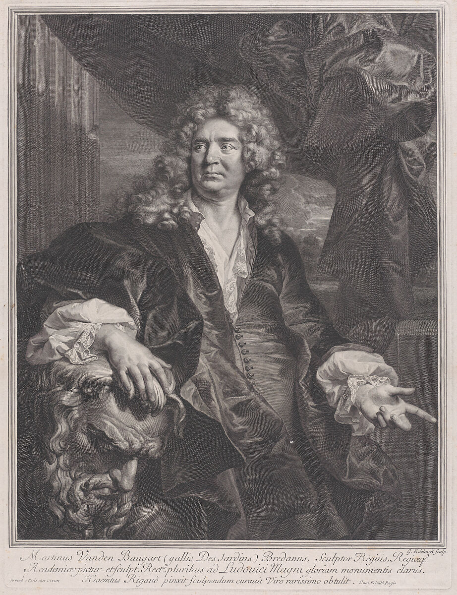 Martin Vanden Bogaert, called Desjardins, Gérard Edelinck (Dutch, Antwerp 1640–1707 Paris), Engraving 