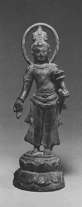 Standing Padmapani Lokeshvara, Bronze, Indonesia (Java) 