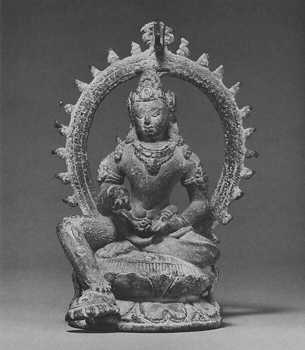 Seated Bodhisattva Vajrasattva, Bronze, Indonesia (Java) 