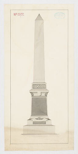 Obelisk Grave Monument, No. 1322