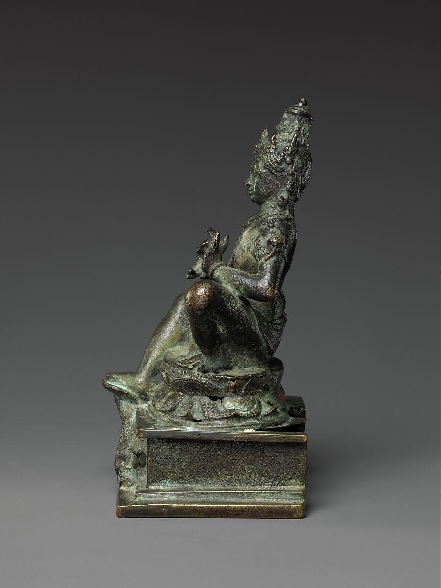 Seated Bodhisattva Vajrapani, Bronze, Indonesia (Java)