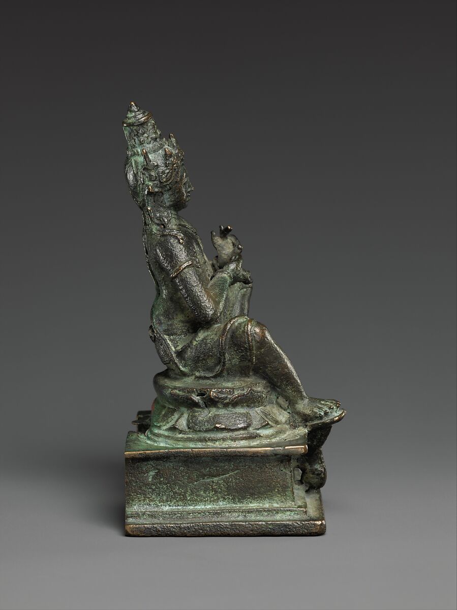 Seated Bodhisattva Vajrapani, Bronze, Indonesia (Java)