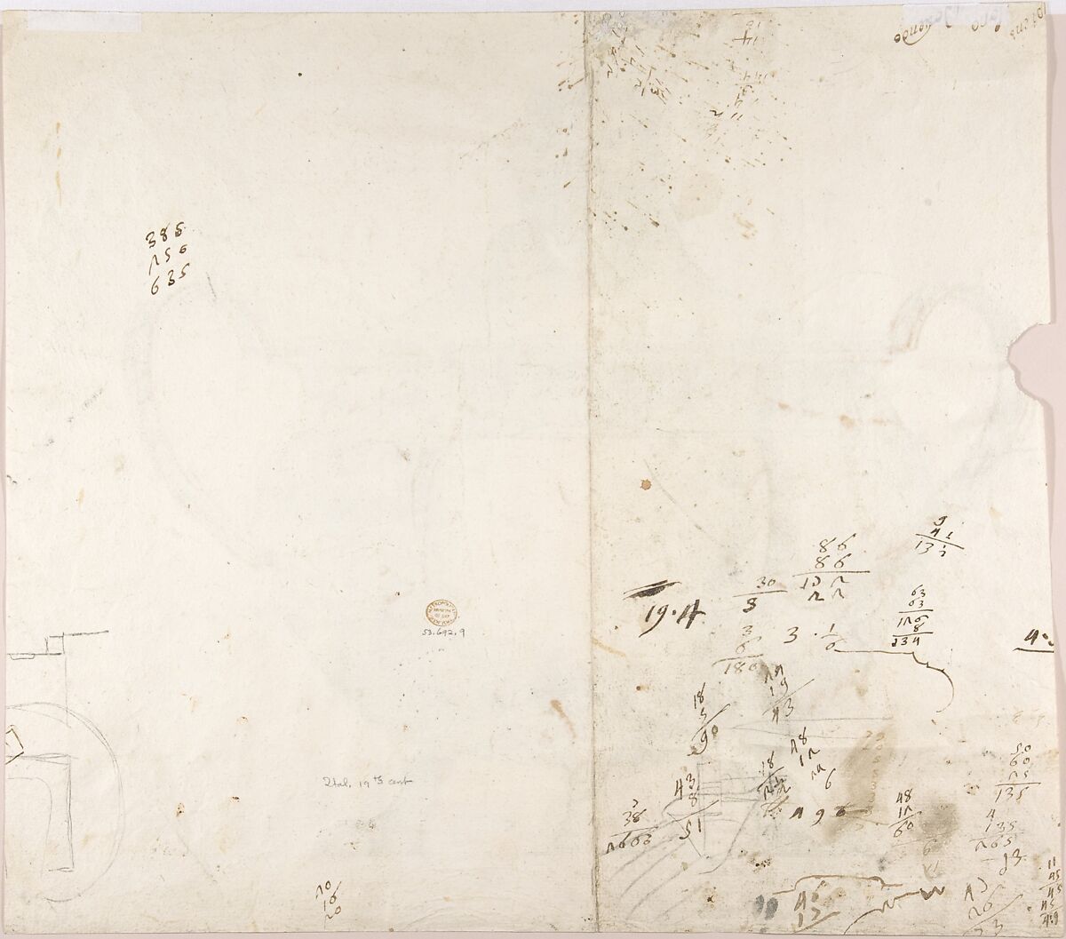 Tureen, Anonymous, Italian, 19th century, Pen and ink and wash