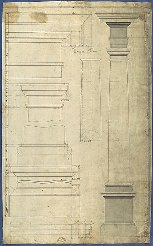 The General Proportion of the Tuscan Order, in Chippendale Drawings, Vol. I