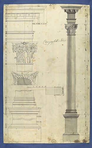 The General Proportions of the Composite Order, in Chippendale Drawings, Vol. I