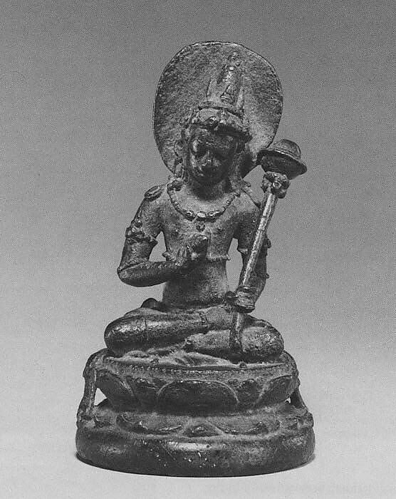 Seated Deity from an Esoteric Buddhist Mandala, Bronze, Indonesia (Java) 