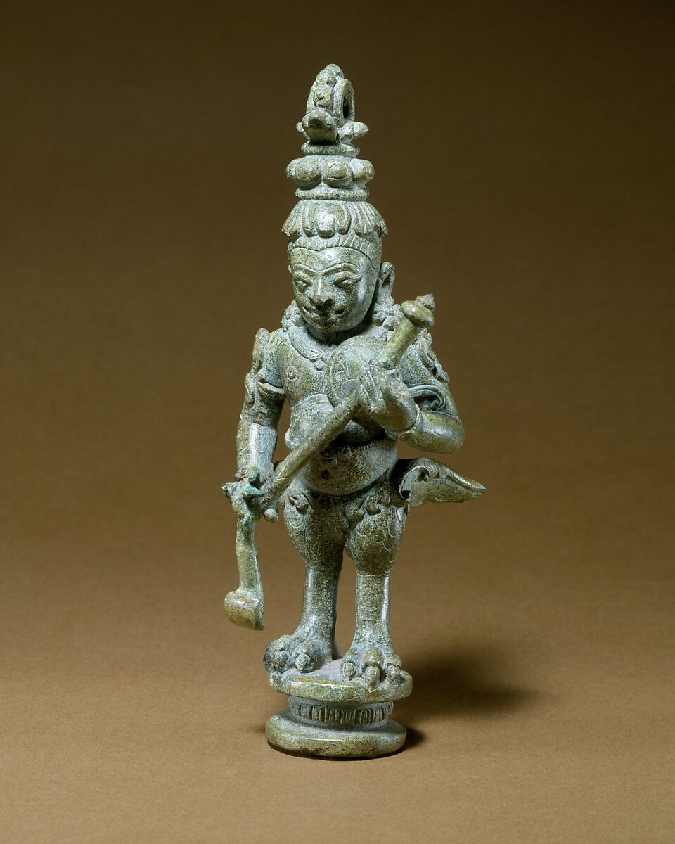 Kinnari Playing the Vina, Bronze, Indonesia (Java) 