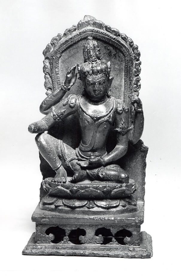 Seated Four-Armed Bodhisattva, Bronze, Indonesia (Java) 