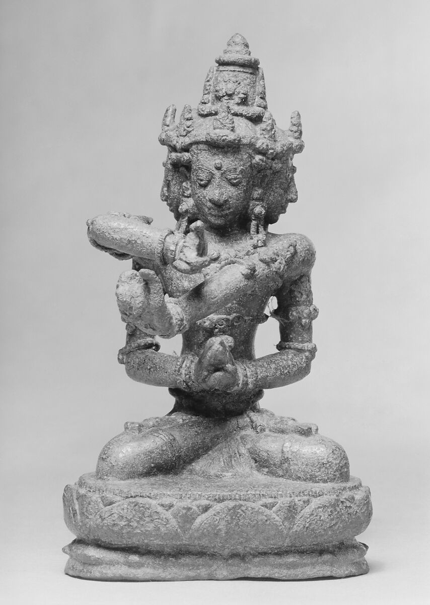 Seated Esoteric Buddhist Deity, Bronze, Indonesia (Java) 