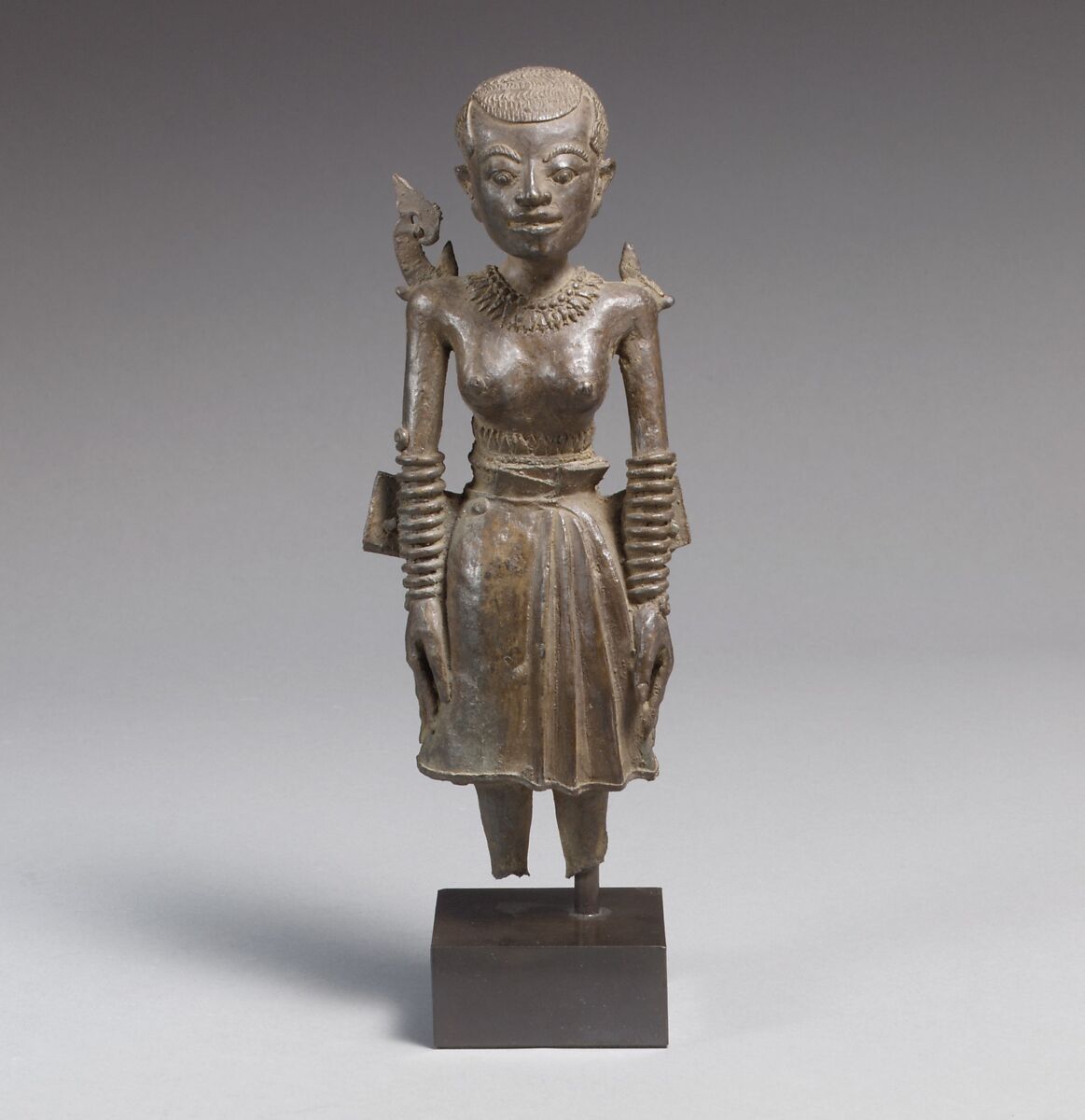 Standing Young Female, Bronze, Indonesia (Java) 