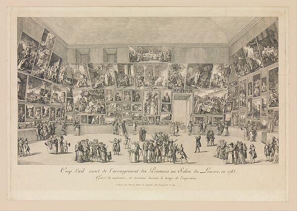 View of the Salon of 1785