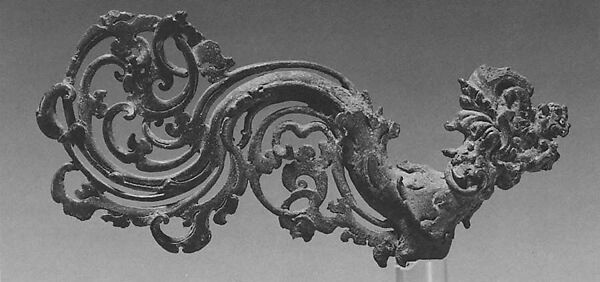 Finial with a Makara Disgorging a Lion