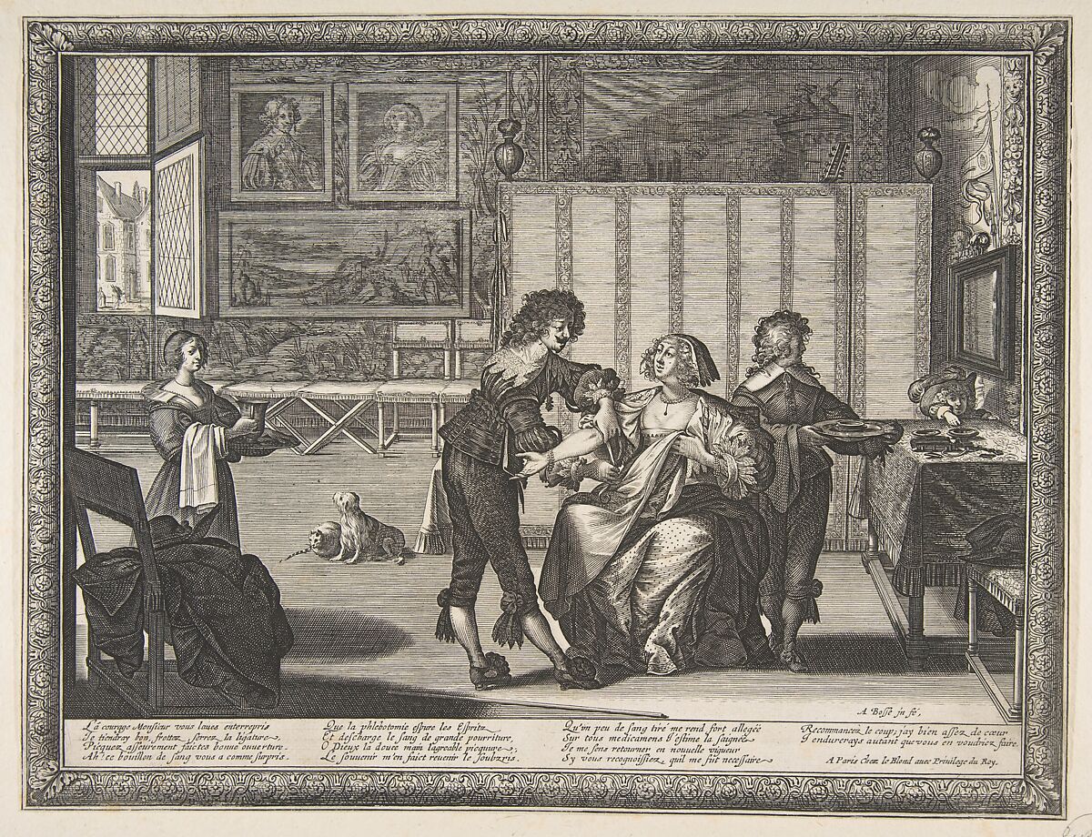 The Surgeon (La Saignée), Abraham Bosse (French, Tours 1602/04–1676 Paris), Etching and engraving 