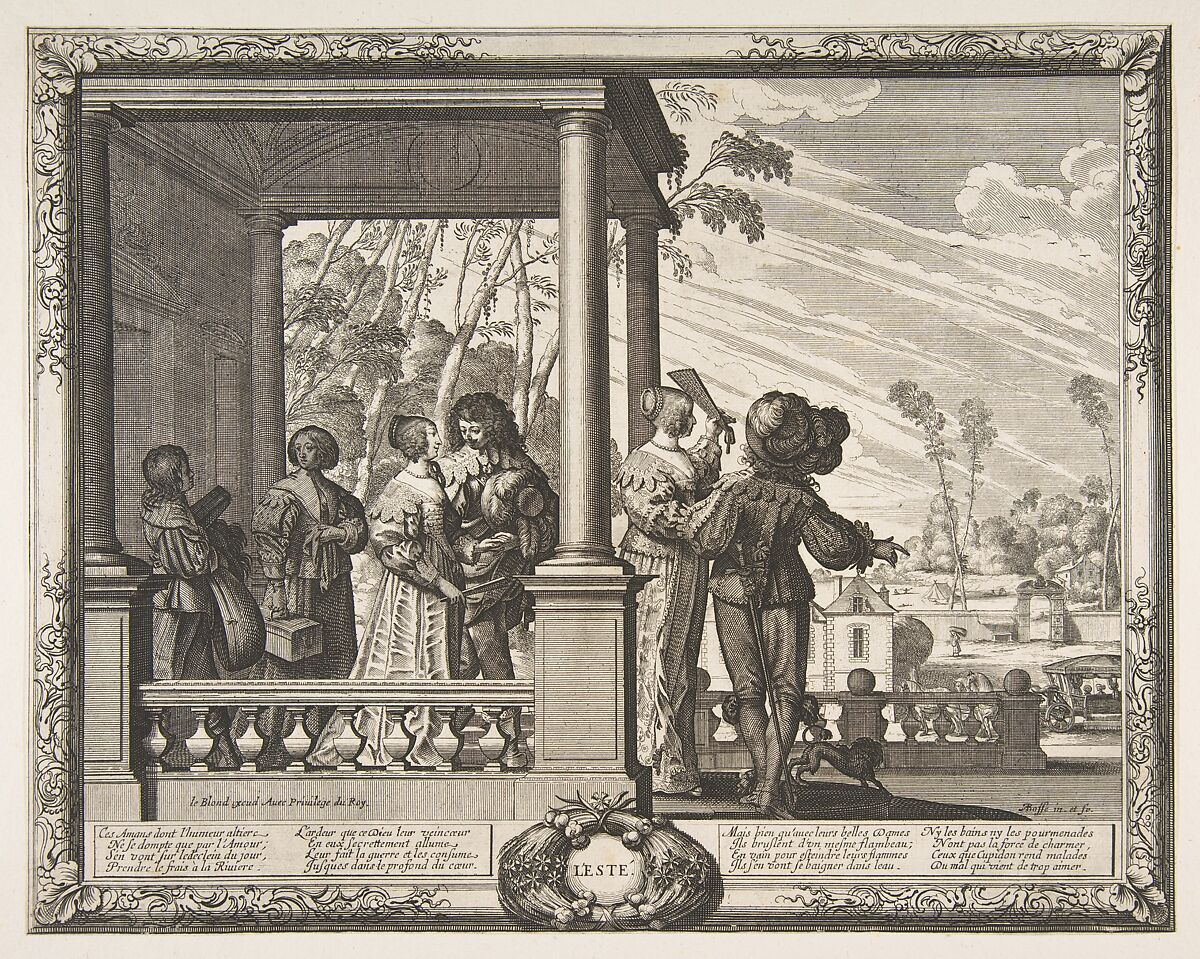 Summer (L'Été), Abraham Bosse (French, Tours 1602/04–1676 Paris), Etching 