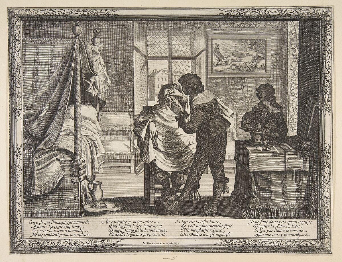 The Barber (le Barbier), Abraham Bosse (French, Tours 1602/04–1676 Paris), Etching 