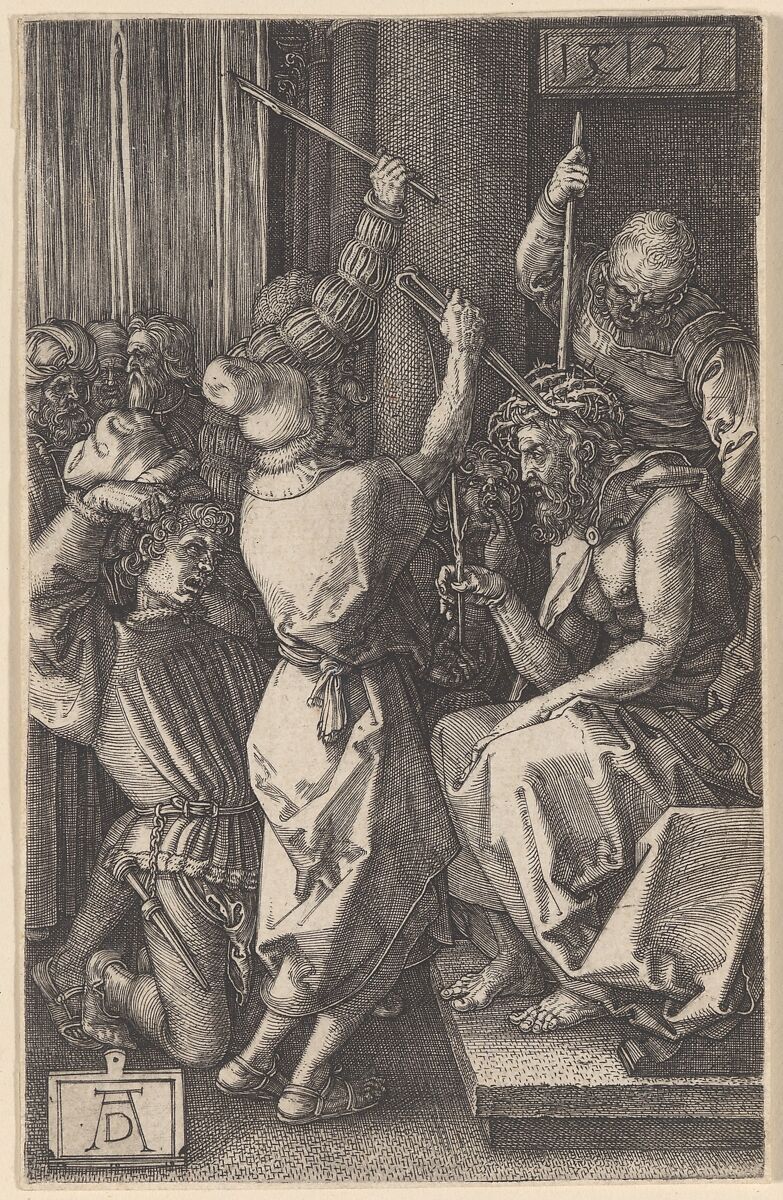 Christ Crowned with Thorns, from "The Engraved Passion", Albrecht Dürer (German, Nuremberg 1471–1528 Nuremberg), Engraving
