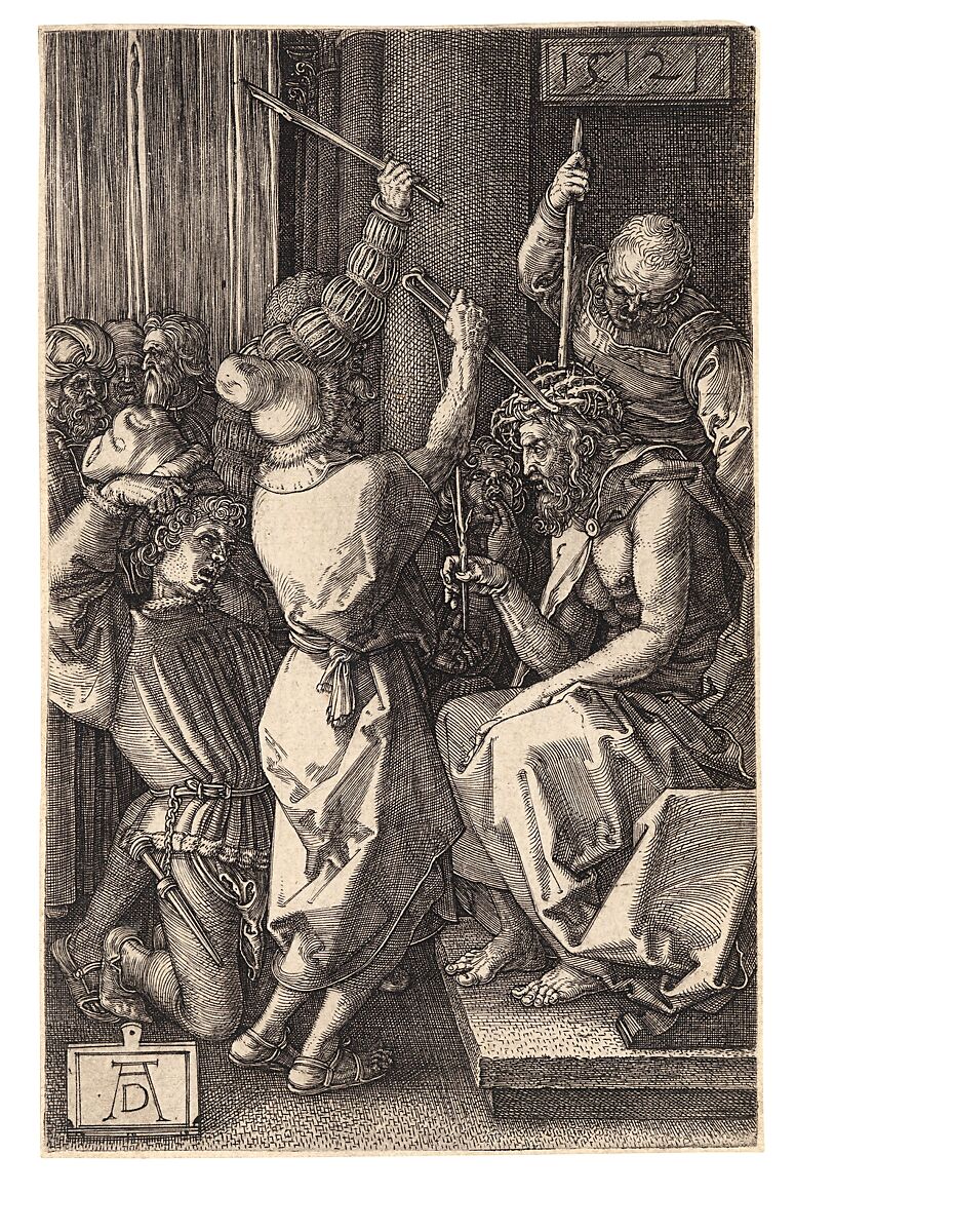 Christ Crowned with Thorns, from "The Engraved Passion", Albrecht Dürer (German, Nuremberg 1471–1528 Nuremberg), Engraving