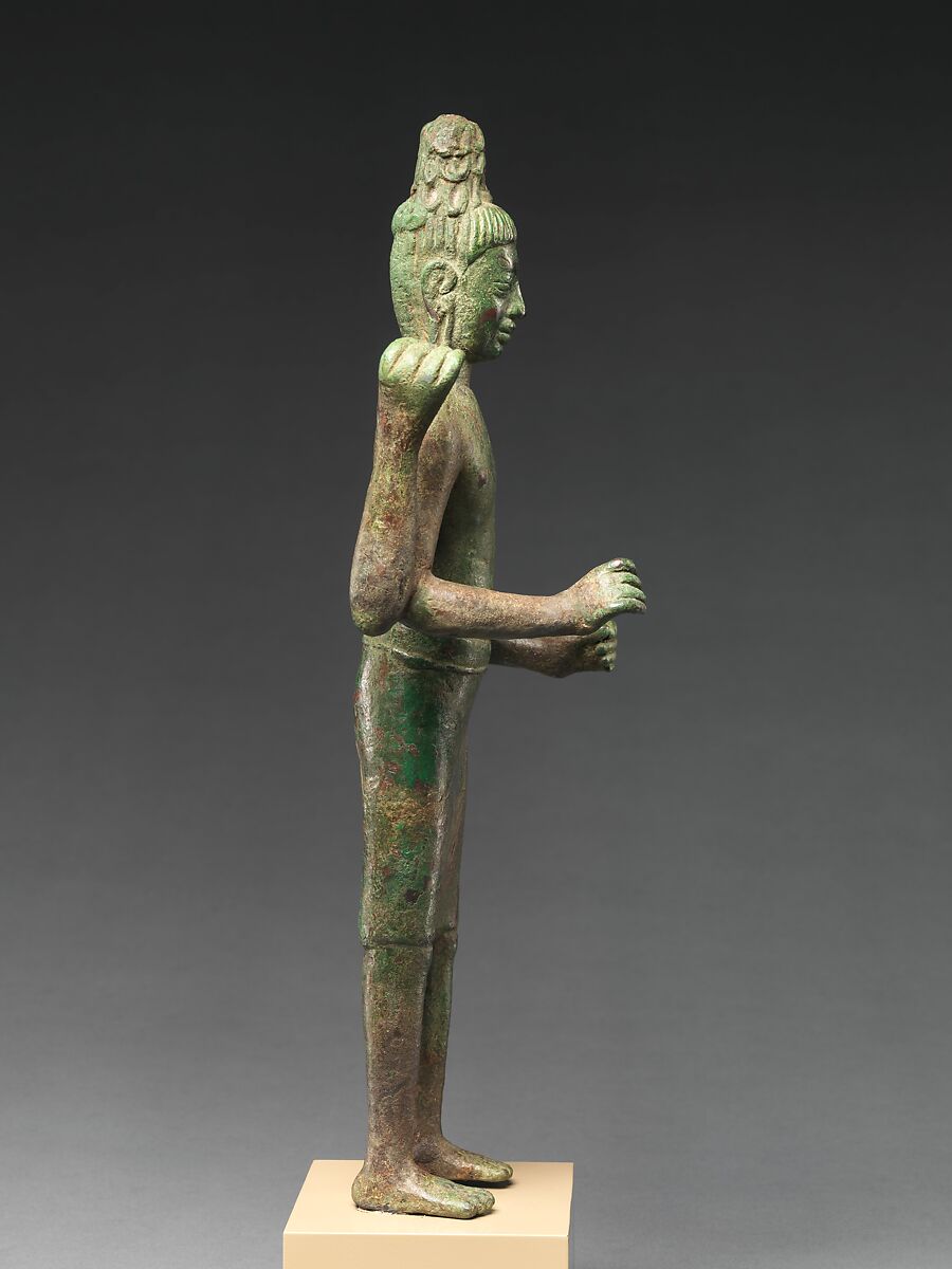 Bodhisattva  Avaolkiteshvara, Copper alloy, Western Cambodia